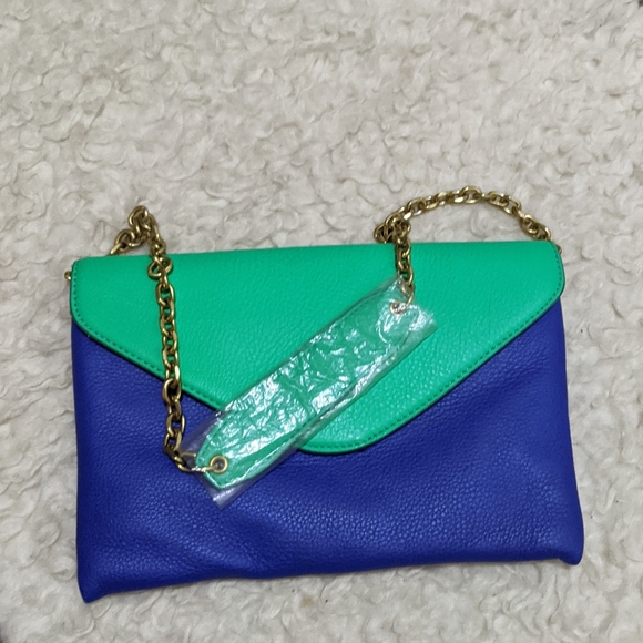 NWT ~ J. CREW Leather Envelope Clutch Purse - Picture 10 of 11